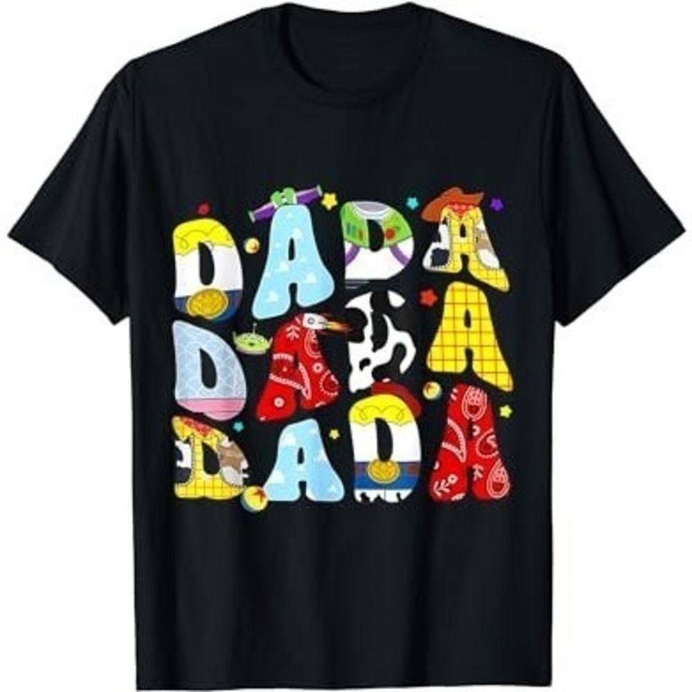 Toy Funny Story Dada Boy Dad Fathers Day T-Shirt